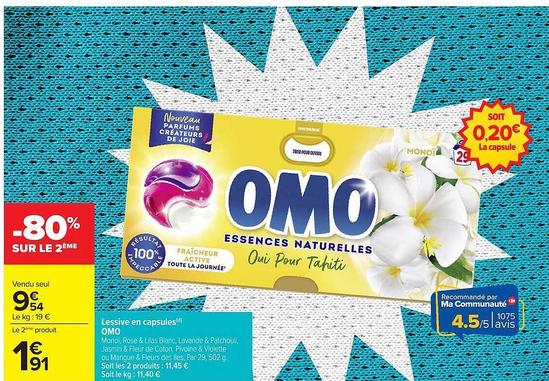 OMO ESSENCES NATURELLES Oui Pour Tahiti