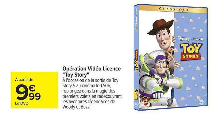 Opération Vidéo Licence "Toy Story"