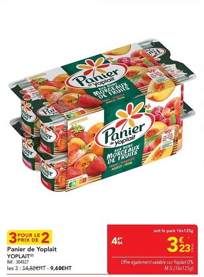Panier de Yoplait YOPLAIT