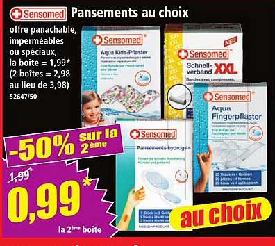 Pansements au choix