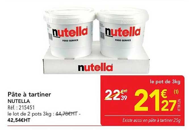 Pâte à tartiner NUTELLA