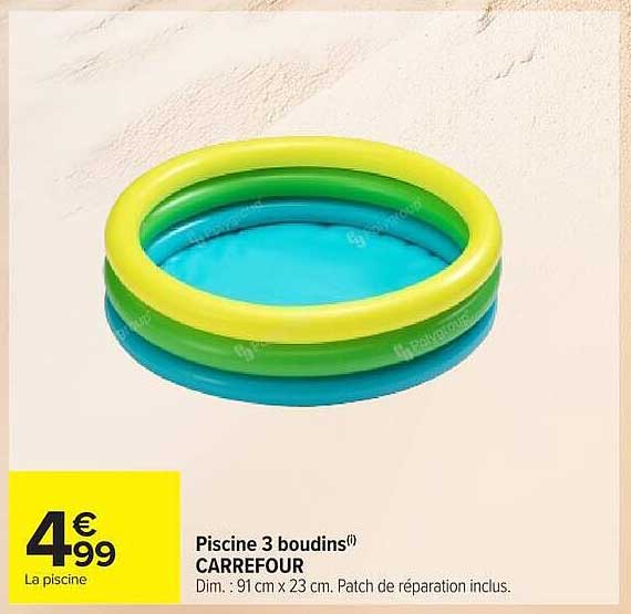 Piscine 3 boudins(i) CARREFOUR