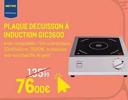 PLAQUE DECUISSON À INDUCTION GIC3600