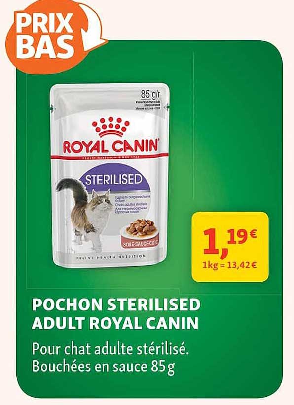 POCHON STERILISED ADULT ROYAL CANIN
