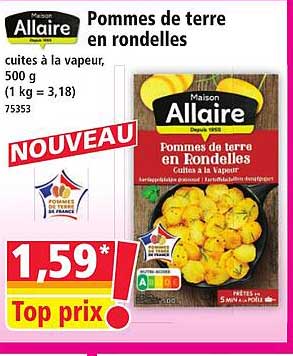 Pommes de terre en rondelles