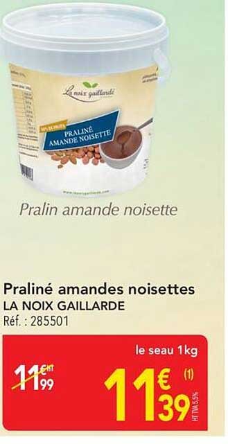 Praliné amandes noisettes LA NOIX GAILLARDE Réf. : 285501