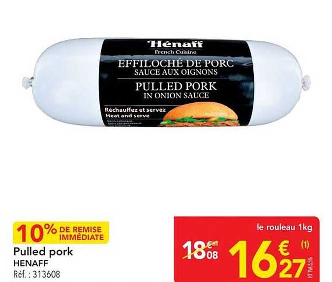 Pulled pork HENAFF