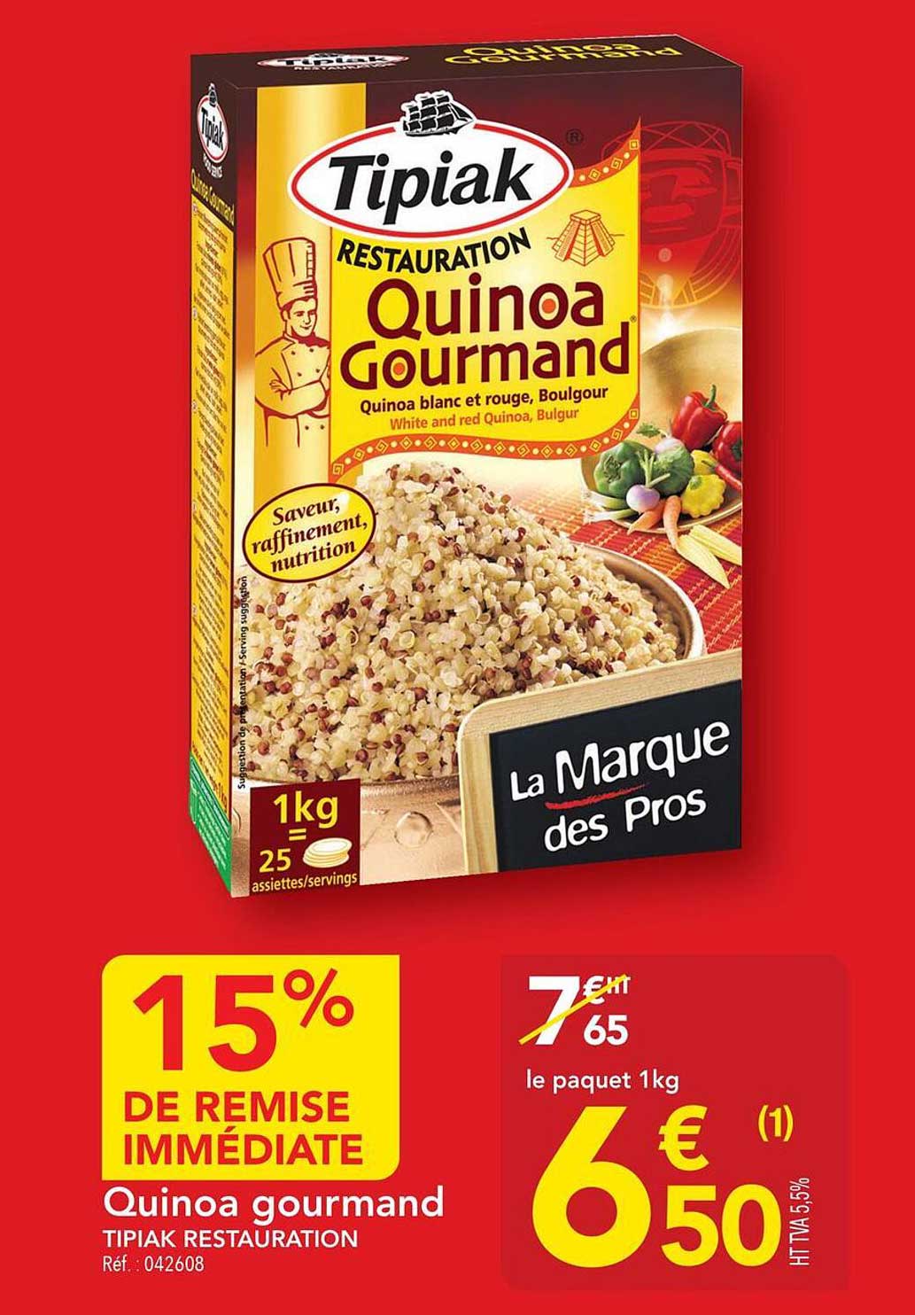 Quinoa gourmand TIPIAK RESTAURATION