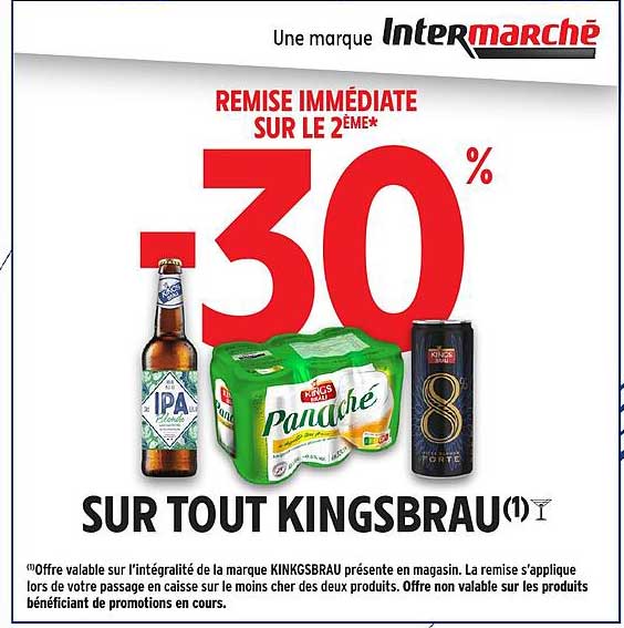 REMISE IMMÉDIATE SUR LE 2ÈME*