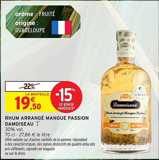 RHUM ARRANGÉ MANGUE PASSION DAMOISEAU
