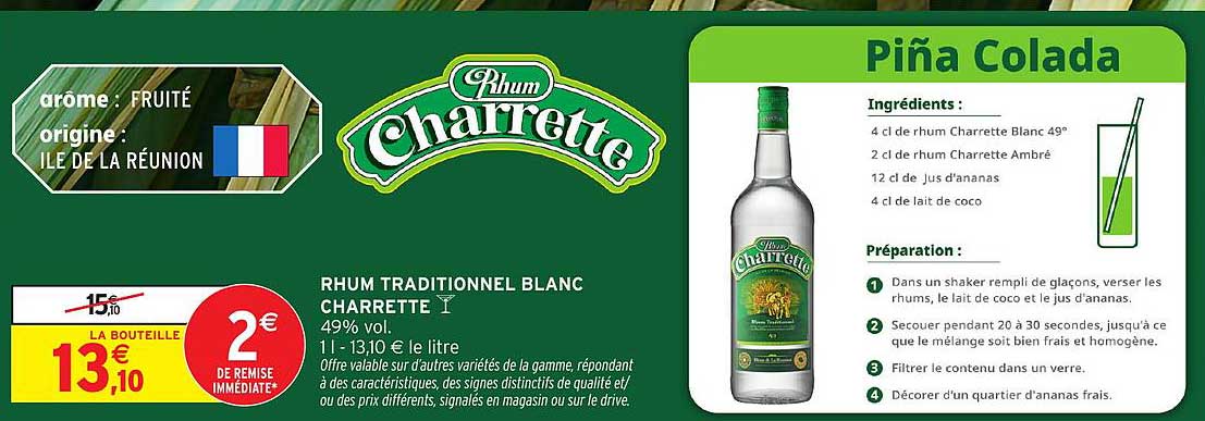 RHUM TRADITIONNEL BLANC CHARRETTE