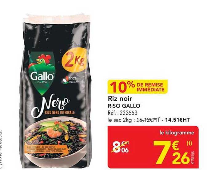 Riz noir RISO GALLO