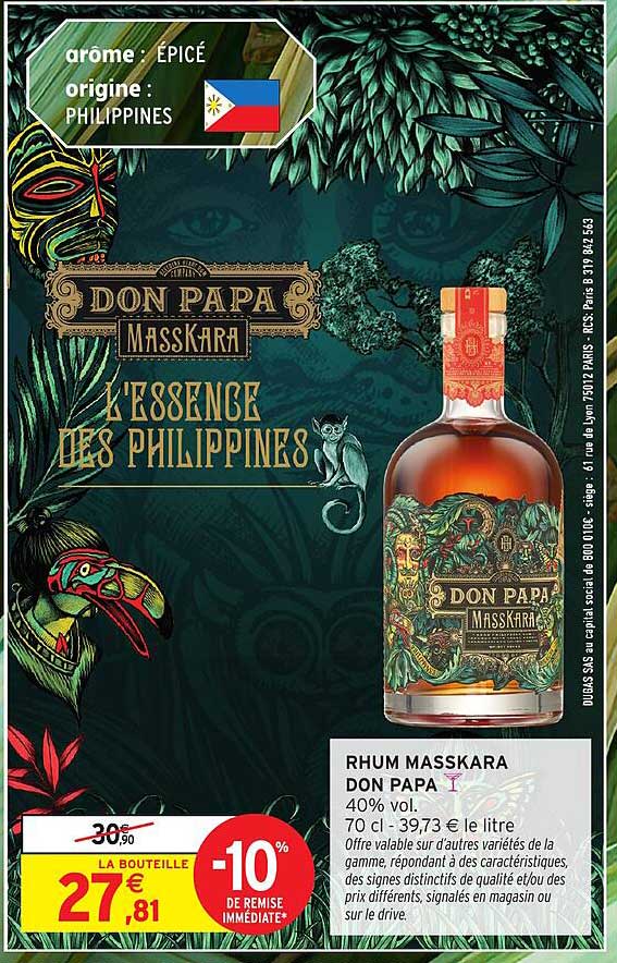 RUM MASSKARA DON PAPA
