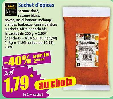 Sachet d'épices