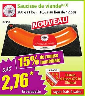 Saucisse de viande