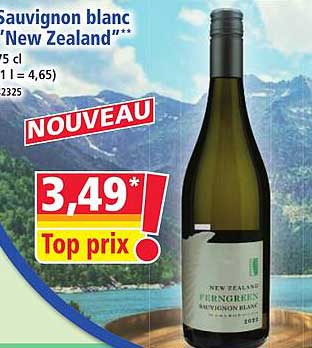 Sauvignon blanc "New Zealand"***