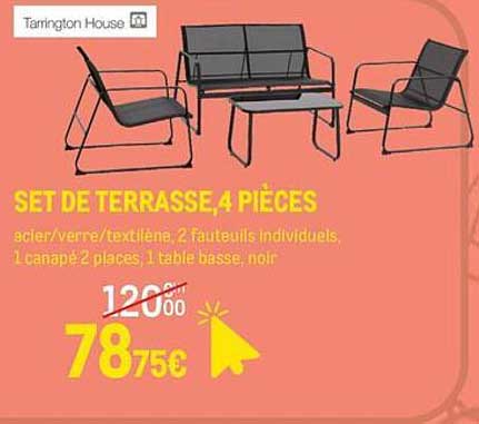 SET DE TERRASSE 4 PIÈCES