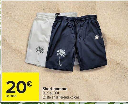 Short homme