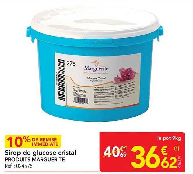 Sirop de glucose cristal PRODUITS MARGUERITE