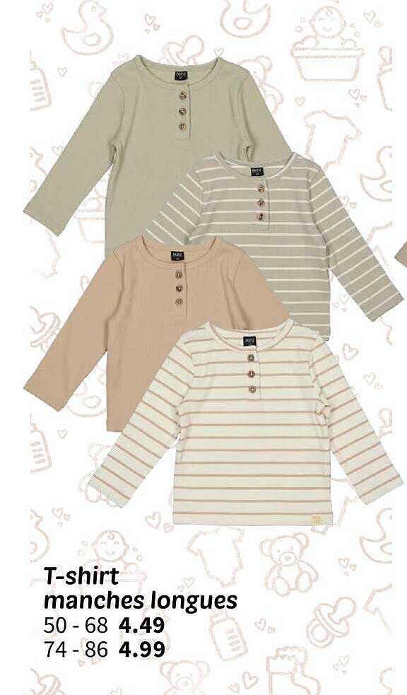 T-shirt manches longues