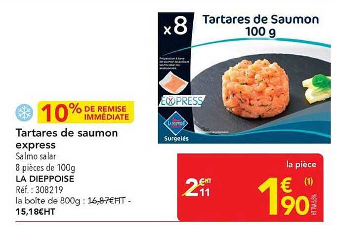 Tartares de saumon express