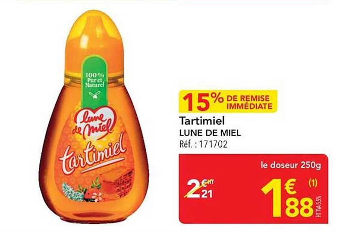 Tartimiel LUNE DE MIEL