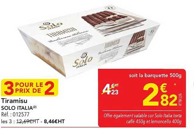 Tiramisu SOLO ITALIA
