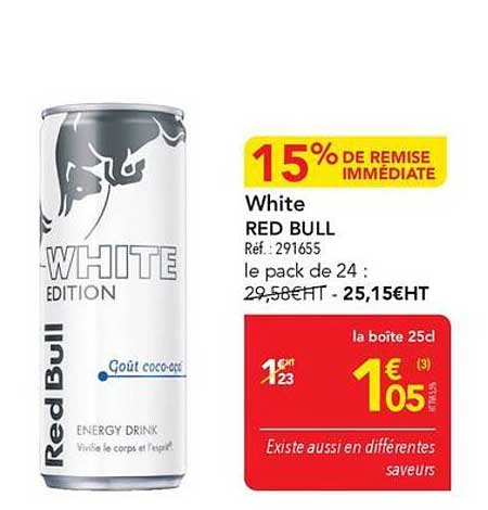 White RED BULL