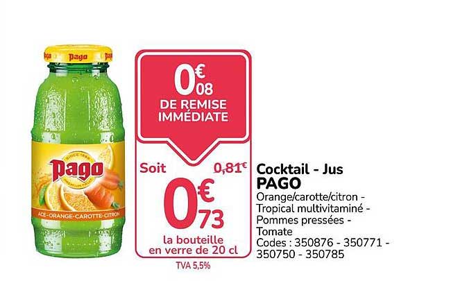 0€08 DE REMISE IMMÉDIATE