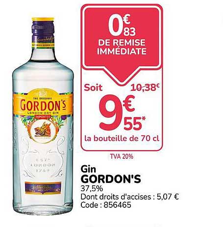 0€83 DE REMISE IMMÉDIATE
