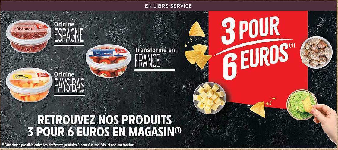 3 POUR 6 EUROS