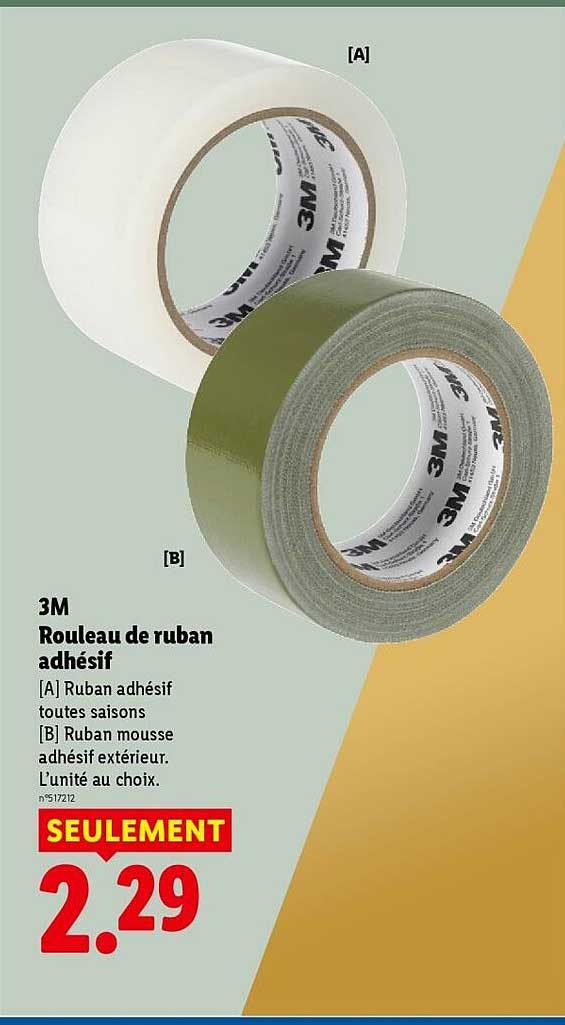 3M Rouleau de ruban adhésif
