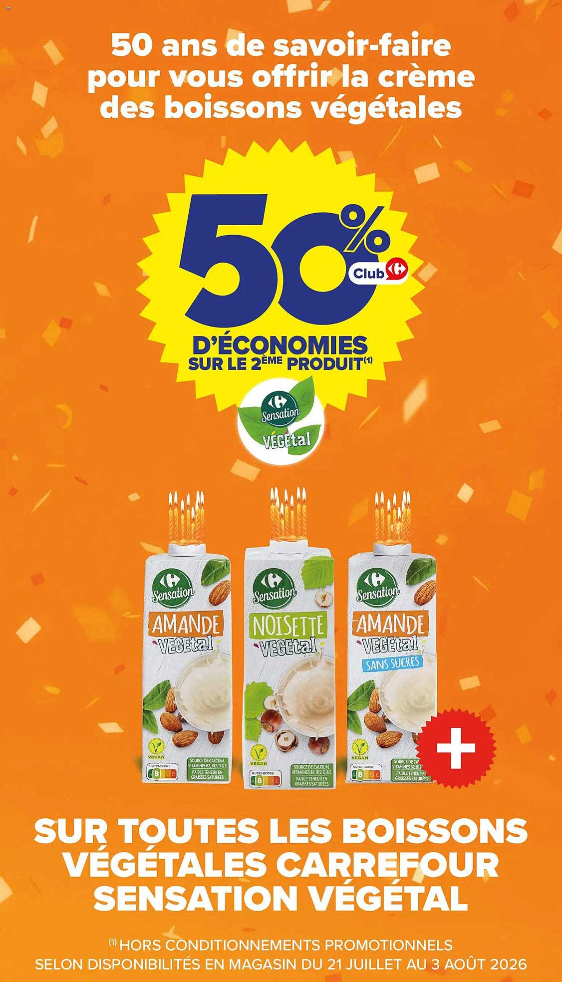 50 ans de savoir-faire pour vous offrir la crème des boissons végétales
