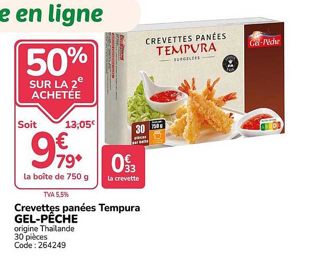50% SUR LA 2ᵉ ACHETÉE