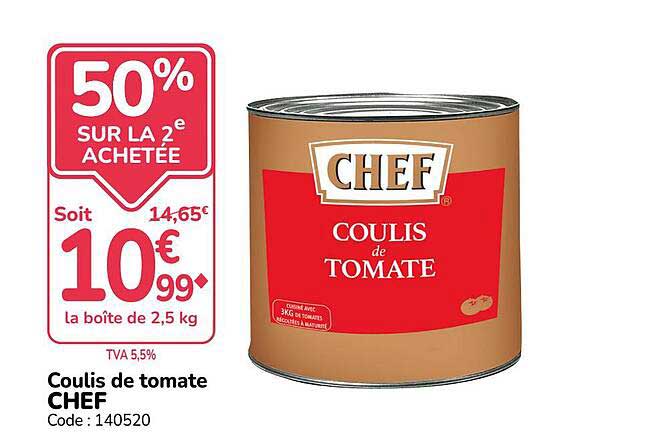 50% SUR LA 2e ACHETÉE