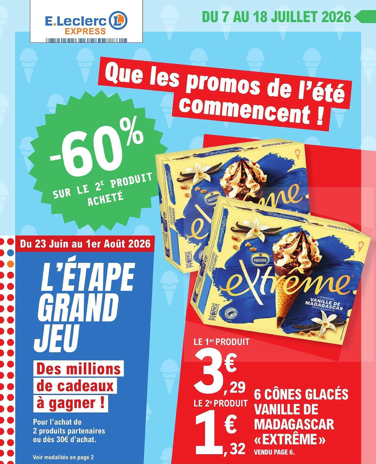 6 CÔNES GLACÉS VANILLE DE MADAGASCAR «EXTRÊME»