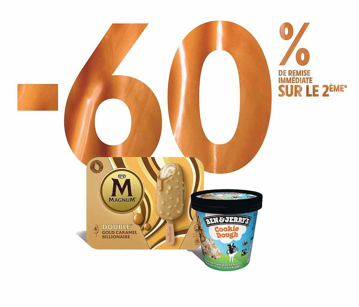 -60% DE REMISE IMMEDIATE SUR LE 2EME*