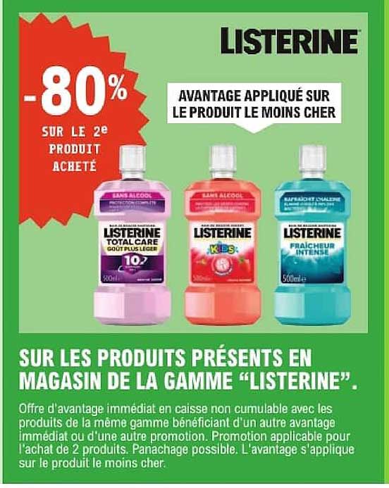 -80% SUR LE 2e PRODUIT ACHETÉ