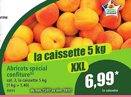 Abricots spécial confiture