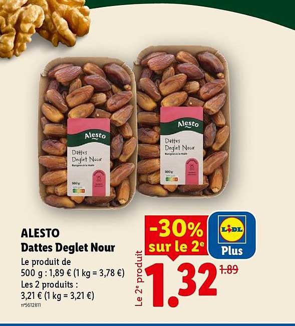 ALESTO Dattes Deglet Nour