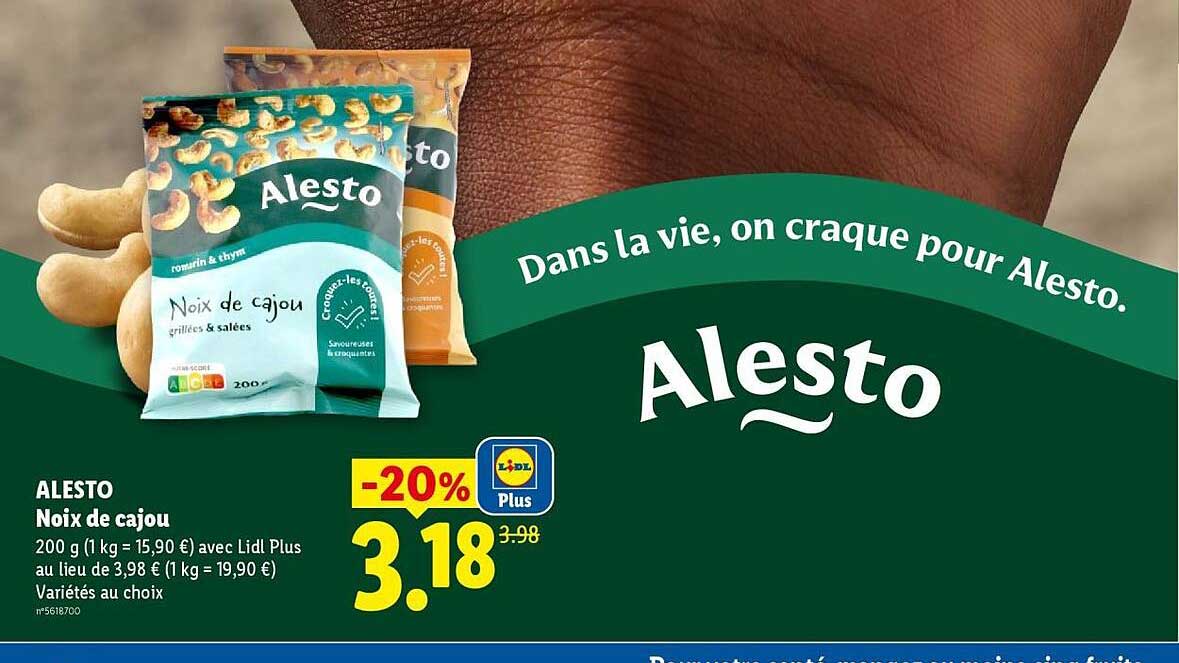 ALESTO Noix de cajou