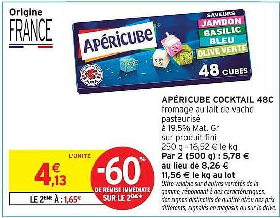 APÉRICUBE COCKTAIL 48C