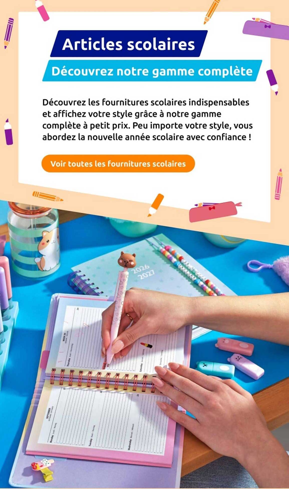 Articles scolaires