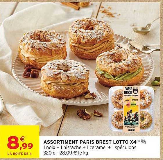 ASSORTIMENT PARIS BREST LOTTO X4