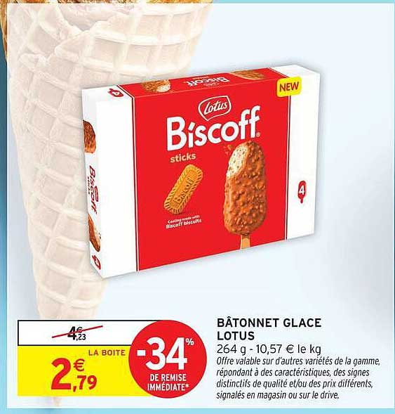 BÂTONNET GLACE LOTUS