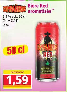 Bière Red aromatisée**