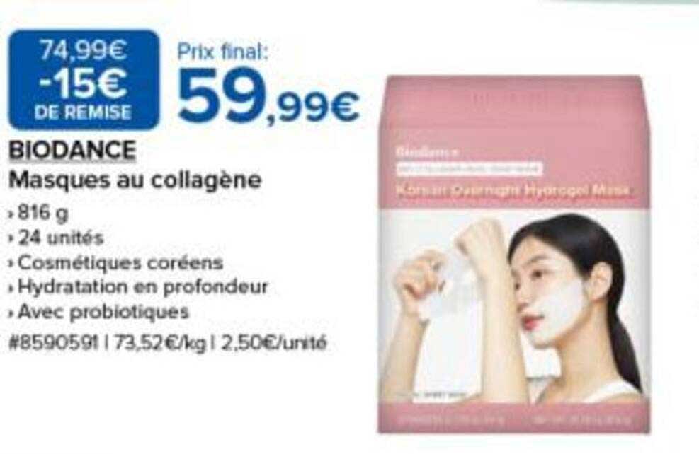 BIODANCE Masques au collagène