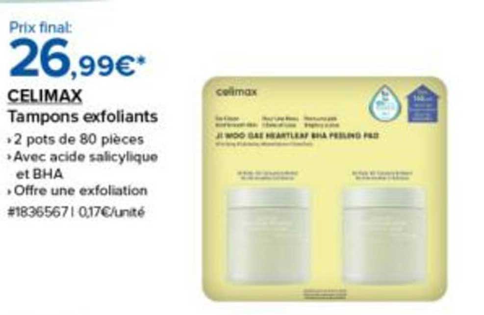CELIMAX Tampons exfoliants