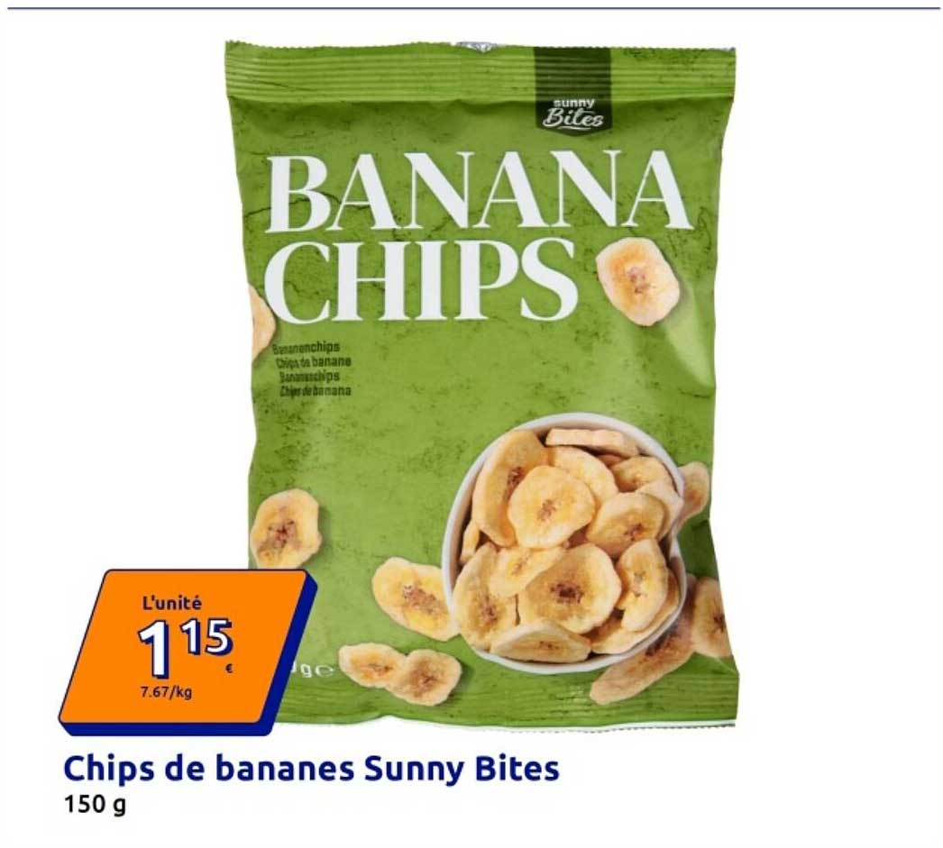 Chips de bananes Sunny Bites