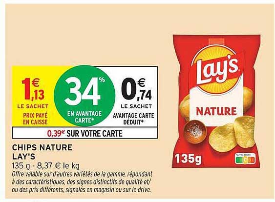 CHIPS NATURE LAY'S